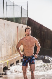 [LM963/1] BOXER DE ALGODON LYCRA ESTAMPADO CHILL