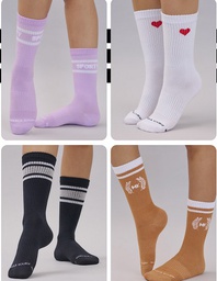 [MKS67102] MEDIA 1/2 CAÑA DAMA CON MOTIVO "EVERYDAY SPORT"