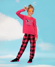 [ELE2483/E]  INV. PIJAMA PANTALON PILU CUADRILLE
