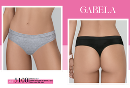 [GAB5100] PACK X 3 COLALES ALG. CINTURA DE TELA DOBLE LISO