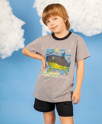 [ELE2555] OFF - 15% !! VER. PIJAMA REMERA Y SHORT "TIBURON-DINO"
