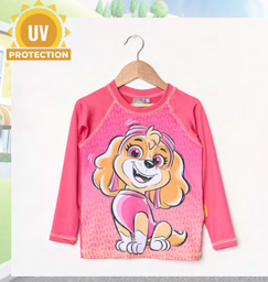 [DIS88039] VER. REMERA MANGAS LARGAS PROTECCION UV &quot;PAW PATROL&quot;