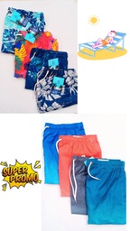[SHORTP] SHORT DE BAÑO ESTAMPADOS Y LISOS