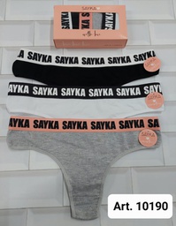 [SAY10190] PACK X 3 COLALES ALG. CON ELASTICO DEPORTIVO PERSONALIZADO