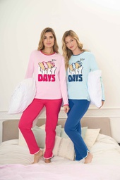 [LEN25351] INV. PIJAMA DE JERSEY &quot;DAYS&quot;
