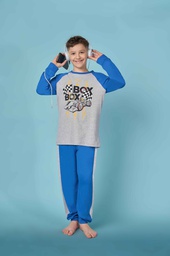 [LEN25961] LIQUIDACION ! - INV. PIJAMA ESTAMPADO &quot;BOX&quot;