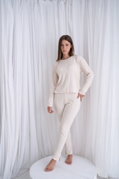 [TRE5507] INV. PIJAMA REMERA Y PANTALON DE LANILLA GAMUZADA
