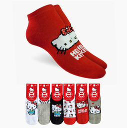 [ELE6001] SOQUETE ESTAMPADO DAMA &quot;HELLO KITTY&quot;