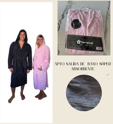 [TERREBCF4] DESCUENTO 10% LIQUIDACION DE TEMPORADA! INV. BATA CORAL FLEECE ACANALADA CON CAPUCHA apta para salida de baño