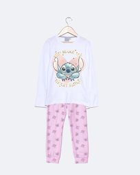[DIS82907] LIQUIDACION ! - INV. PIJAMA ESTAMPADO DE ALGODÓN Y MODAL SUBLIMADO &quot;STITCH&quot;