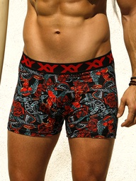 [XY1351] BOXER DE ALGODÓN Y LYCRA ESTAMPADO &quot;TRADI INK&quot;