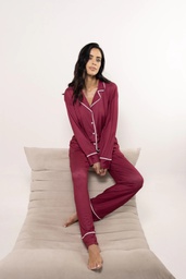[ANDP9044] INV. PIJAMA ABOTONADO LISO