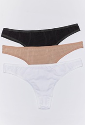 [KIE2401] PACK X3 COLALES DE MICROFIBRA RAYADA