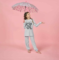 [LEN25954] LIQUIDACION ! - INV. PIJAMA NENA DE LANILLA "COOL"