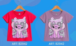 [DIS82942] VER.  REMERA MANGAS CORTAS &quot;ANGEL- STITCH&quot; INV.