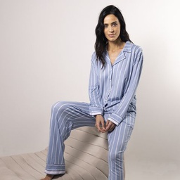 [ANDP9046] LIQUIDACION ! - INV. PIJAMA ABOTONADO RAYADO