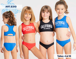 [VYO8310] VER. MALLA BIKINI NENA LISA "CALIFORNIA"