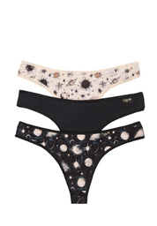 [FRA654/E] PACK X3 COLALES ESPECIAL DE MICROFIBRA ESTAMPADA &quot;SPACE&quot;