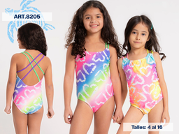 [VYO8205] VER. MALLA ENTERA NENA ESTAMPADA BATIK DEGRADE CORAZONES