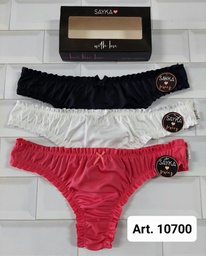 [SAY10700] PACK X3 COLALES MICROFIBRA LISA FRU FRU