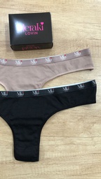 [MER4007] PACK X3 COLALES DE ALGODÓN Y LYCRA CON ELASTICO PERSONALIZADO