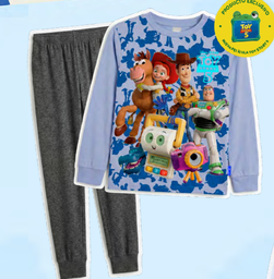 [DIS80499] INV. PIJAMA DE ALGODÓN ESTAMPADO Y MODAL SUBLIMADO "TOY STORY"