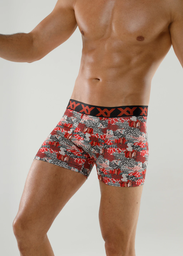 [XY1455] BOXER DE ALGODÓN Y LYCRA ESTAMPADO "PATCH"