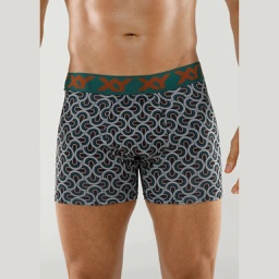 [XY1458] BOXER DE ALGODÓN Y LYCRA ESTAMPADO "MAZE"