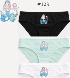 [MAR123] PACK X3 BOMBACHA DE NENA DE ALGODÓN Y LYCRA CON ESTAMPA LOCALIZADA