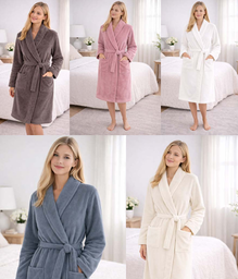 [MXM3010] DESCUENTO 10% LIQUIDACION DE TEMPORADA! INV. BATA POLAR SOFT DAMA LISA