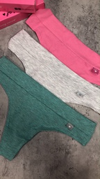 [SAY10420] PACK X3 COLALES DE ALGODÓN Y LYCRA C/CINTURA Y DOBLADILLO
