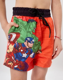 [DIS80886] VER. PREMIUM SHORT DE BAÑO PREMIUM SUBLIMADO CON CINTURA AJUSTABLE "AVENGERS"