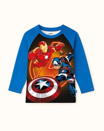 [DIS80891] VER. REMERA CON PROTECCION UV DE MICROFIBRA "AVENGERS"
