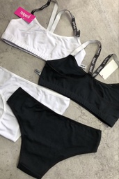 [KIE203] CONJUNTO DEPORTIVO TEENS DE ALGODÓN Y LYCRA Y TIRO CORTO