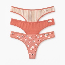 [FRA5026/E] PACK X3 COLALES ESPECIAL DE ALGODÓN Y LYCRA ESTAMPADA "TERRA"