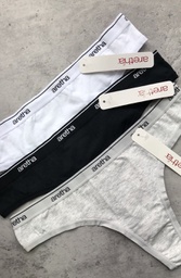 [ART80217] PACK X3 COLALES DE ALGODÓN Y LYCRA CON ELASTICO PERSONALIZADO