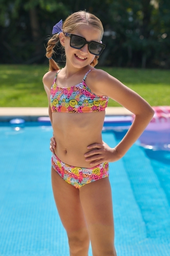 [KIE4679] MALLA BIKINI &quot;EMOJIS&quot; CON BRETELES REGULABLES