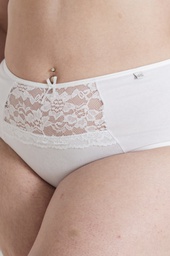 [ALIS508] BOMBACHA UNIVERSAL DE ALGODON Y LYCRA CON RECORTES DE PUNTILLA