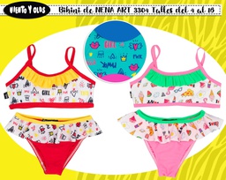 [VYO3304] MALLA BIKINI NENA ESTAMPADO MULTI OBJETOS. 