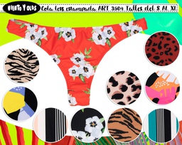 [VYO3504] PROMO 6 X $14.994  -15% DESCUENTO ! MALLA COLALES ESTAMPADA